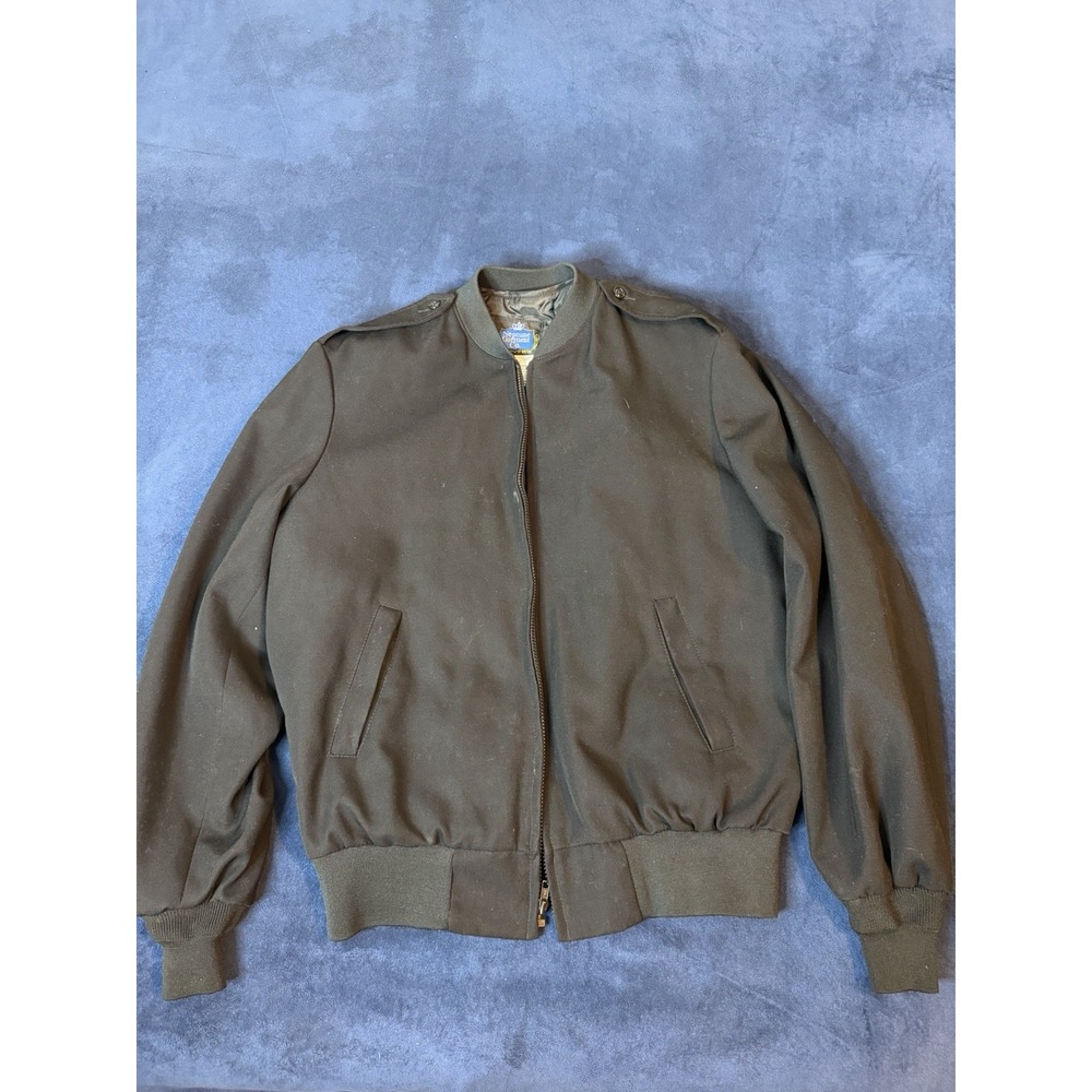 Vtg Neptune Garment Co Military Officer Jacket Sz 42 LG US Air Force Wool Bomber